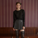 PLEATS MINI SKIRT PANTS