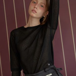 SEE-THROUGH LONG SLEEVE T-SHIRT