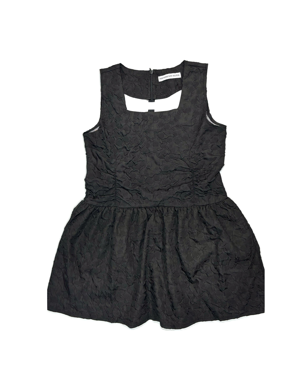 SHIRRING RAINDROP DRESS