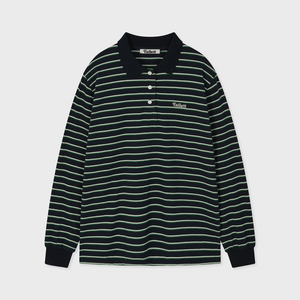 STRIPE COLLAR LONG SLEEVE