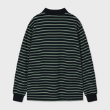 STRIPE COLLAR LONG SLEEVE