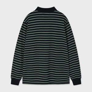 STRIPE COLLAR LONG SLEEVE