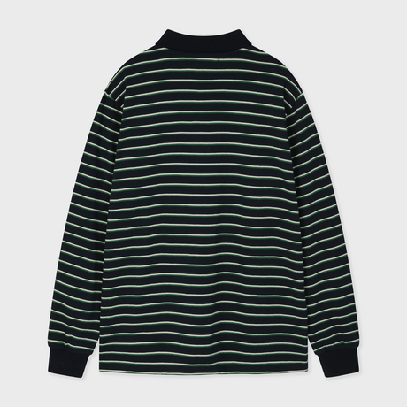 STRIPE COLLAR LONG SLEEVE