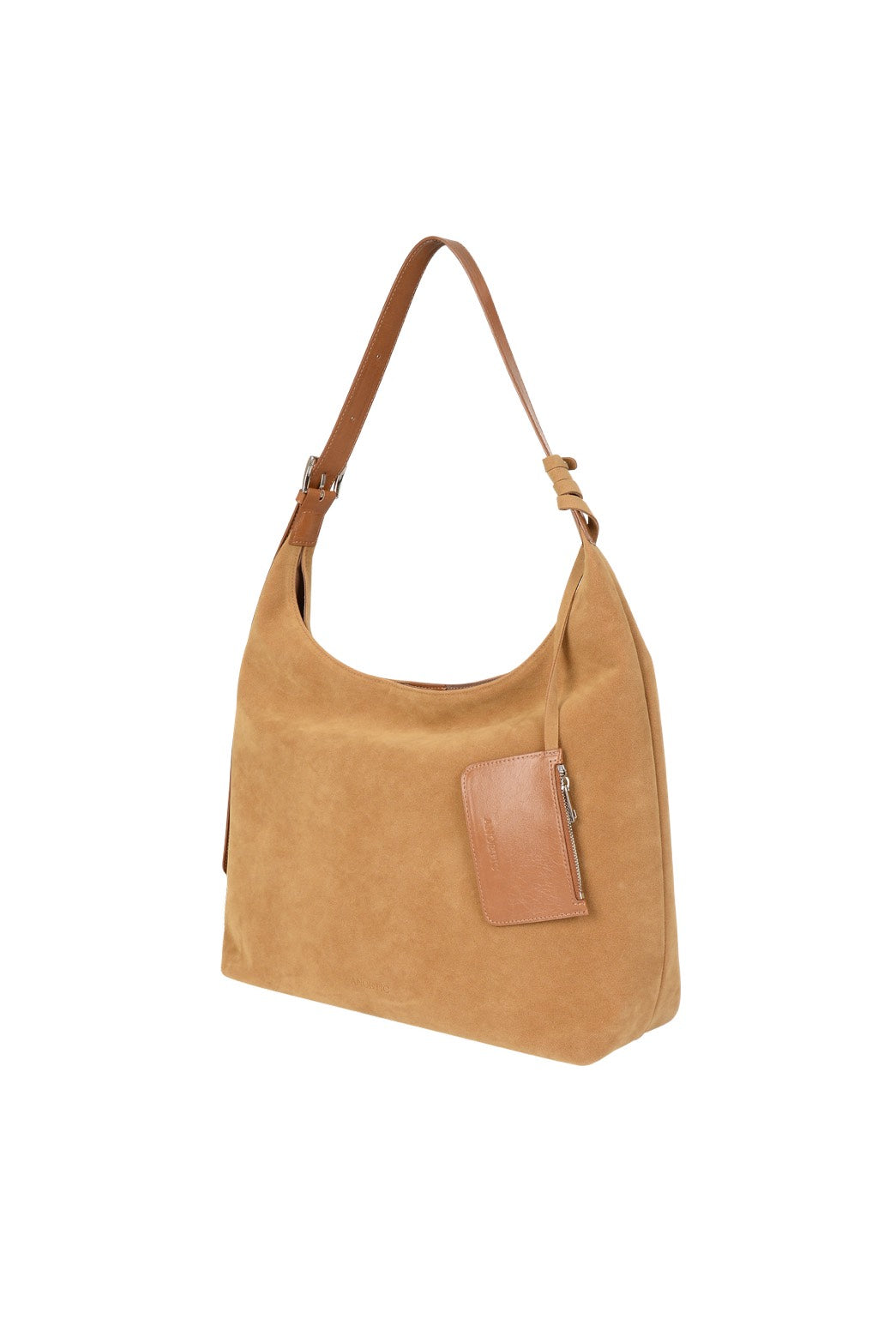 ANC SUEDE HOBO BAG & CARD WALLET SET
