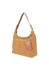 ANC SUEDE HOBO BAG & CARD WALLET SET