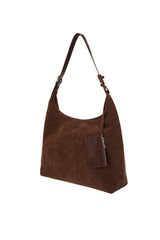 ANC SUEDE HOBO BAG & CARD WALLET SET