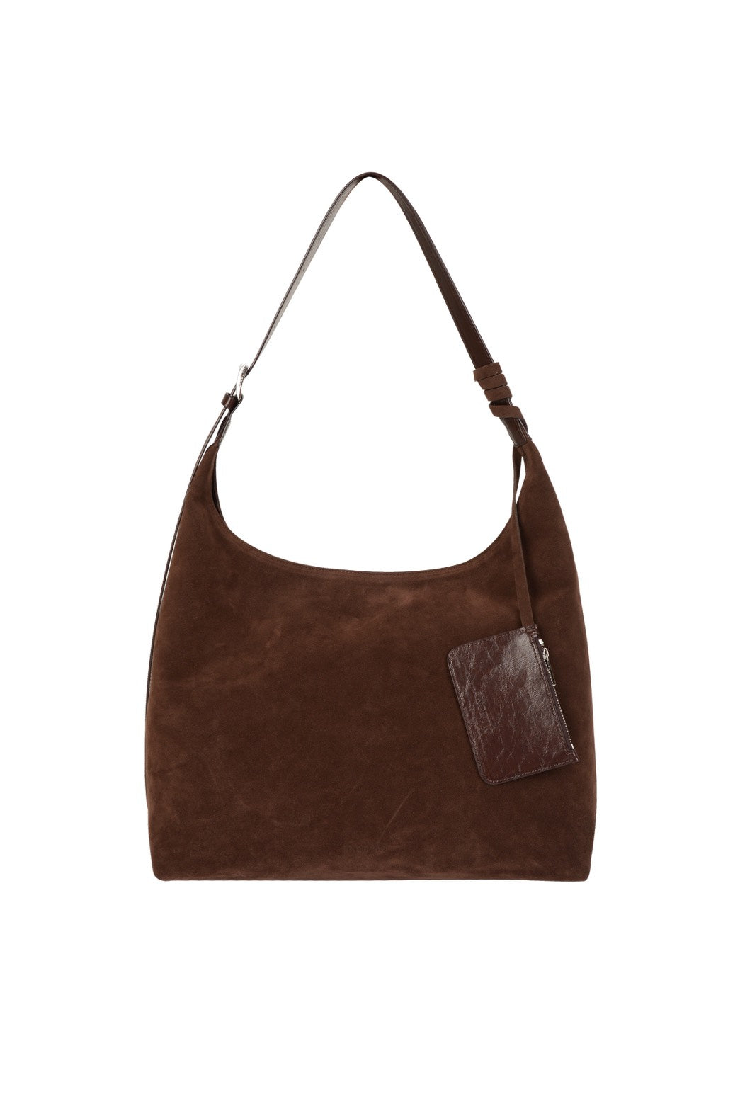 ANC SUEDE HOBO BAG & CARD WALLET SET
