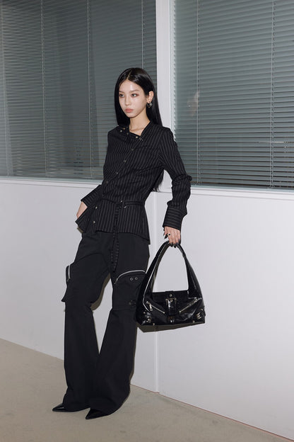 Small Moto Hobo Bag