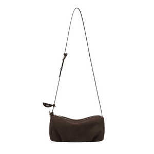 Bento bag - Suede Darkbrown