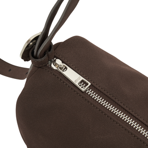 Bento bag - Suede Darkbrown