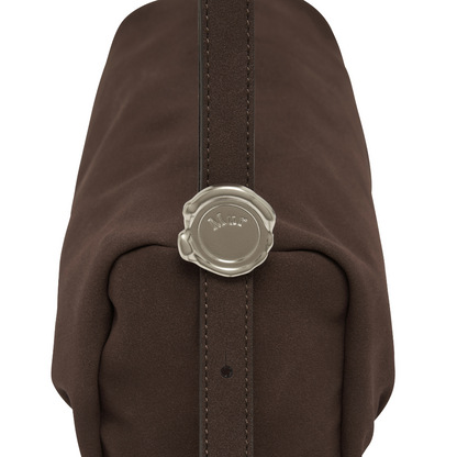 Bento bag - Suede Darkbrown