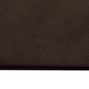 Bento bag - Suede Darkbrown