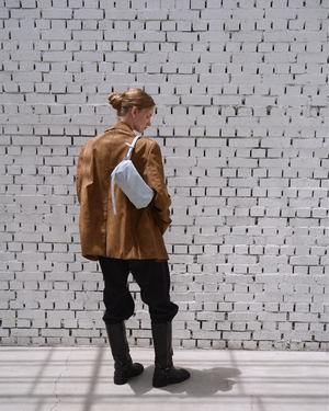 Bento bag - Suede Skyblue