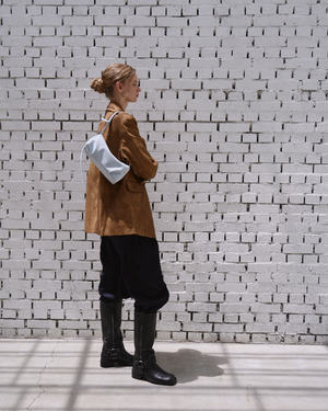 Bento bag - Suede Skyblue