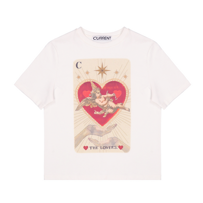 《CURRENT》THE LOVERS TAROT GRAPHIC T-SHIRT