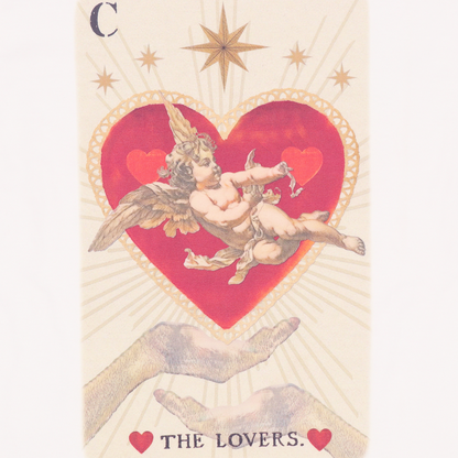 《CURRENT》THE LOVERS TAROT GRAPHIC T-SHIRT