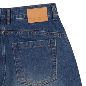 VINTAGE CURVED DENIM