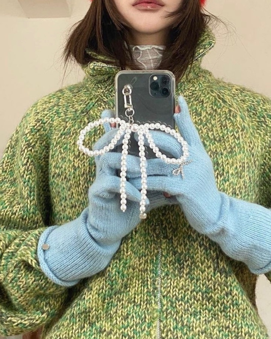 Ribbon gloves