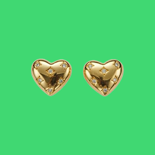 Hei（ヘイ）alice heart earring GOLD