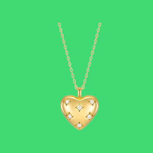 Hei（ヘイ）alice heart necklace GOLD