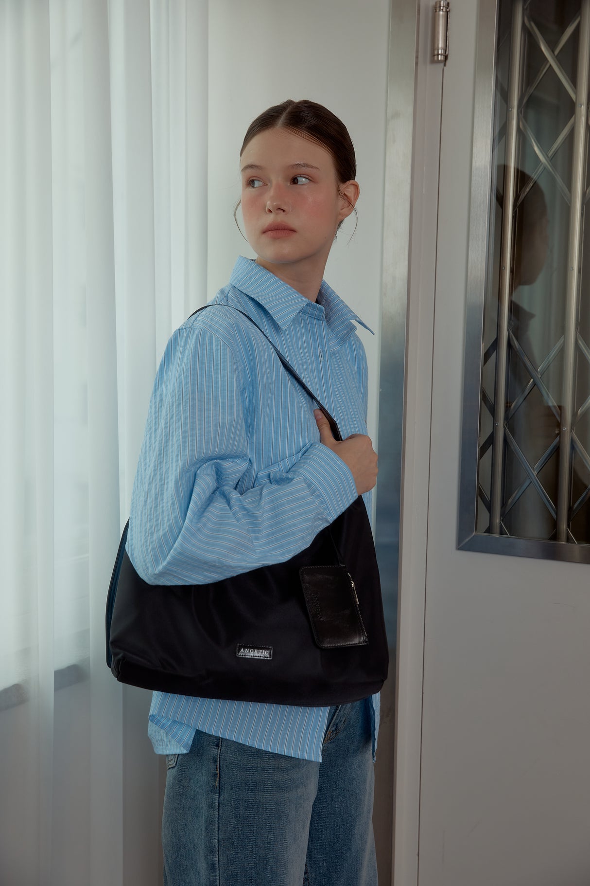 SEERSUCKER SHIRT - BLUE