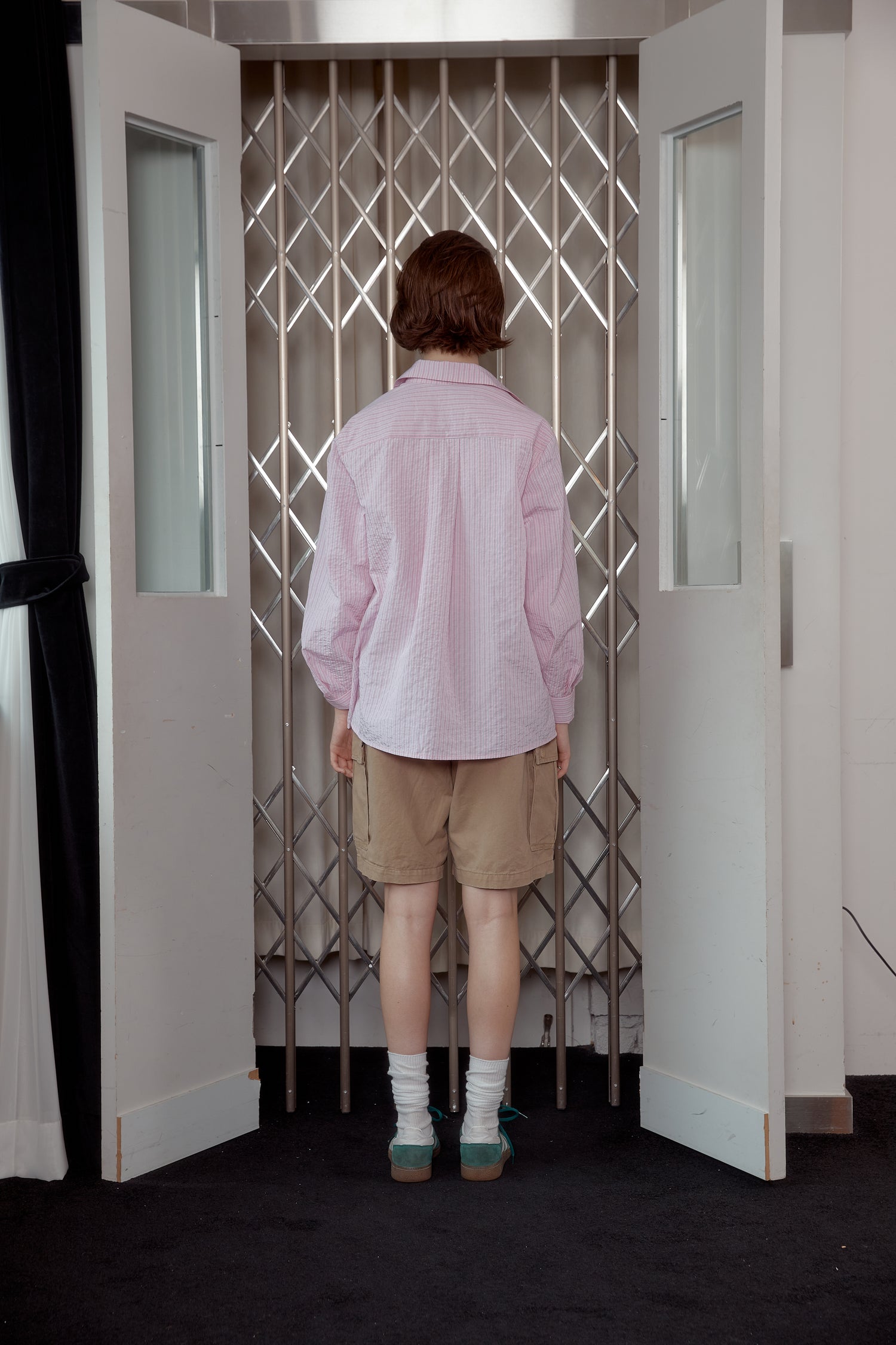 SEERSUCKER SHIRT - PINK