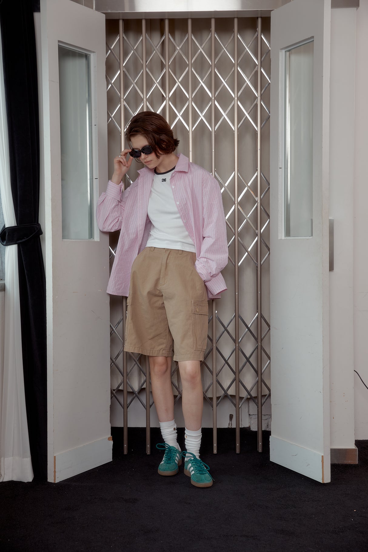 SEERSUCKER SHIRT - PINK