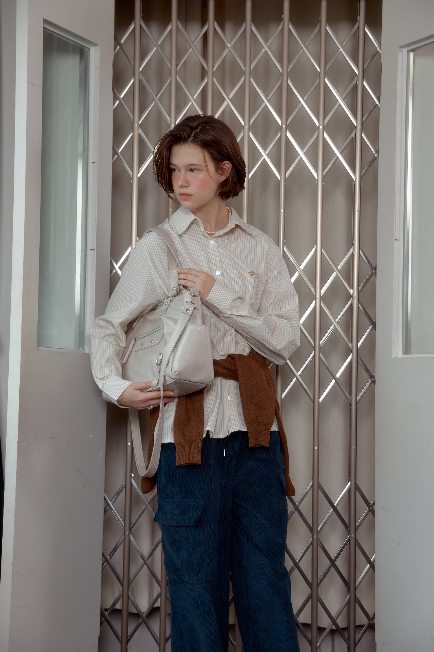 SEERSUCKER SHIRT - YELLOW