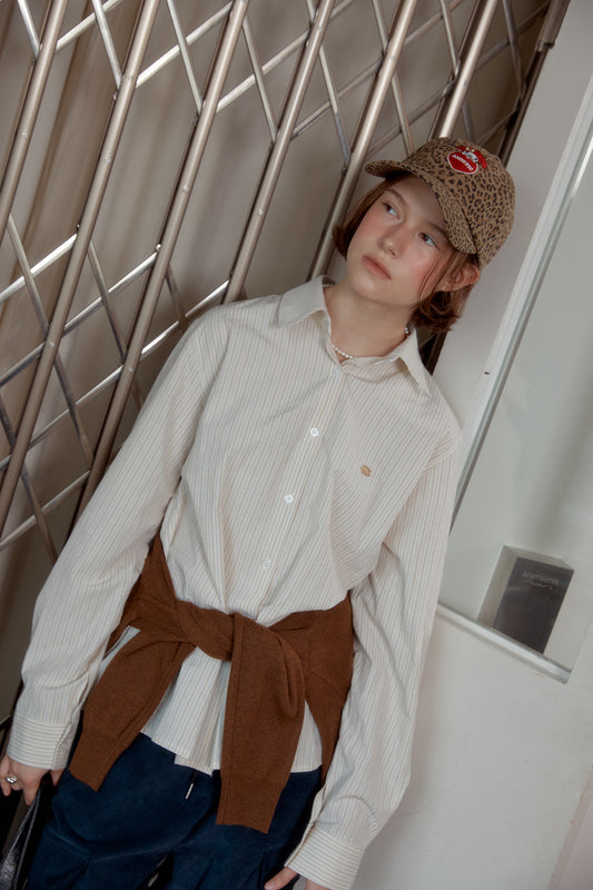 先行予約販売 - SEERSUCKER SHIRT - YELLOW