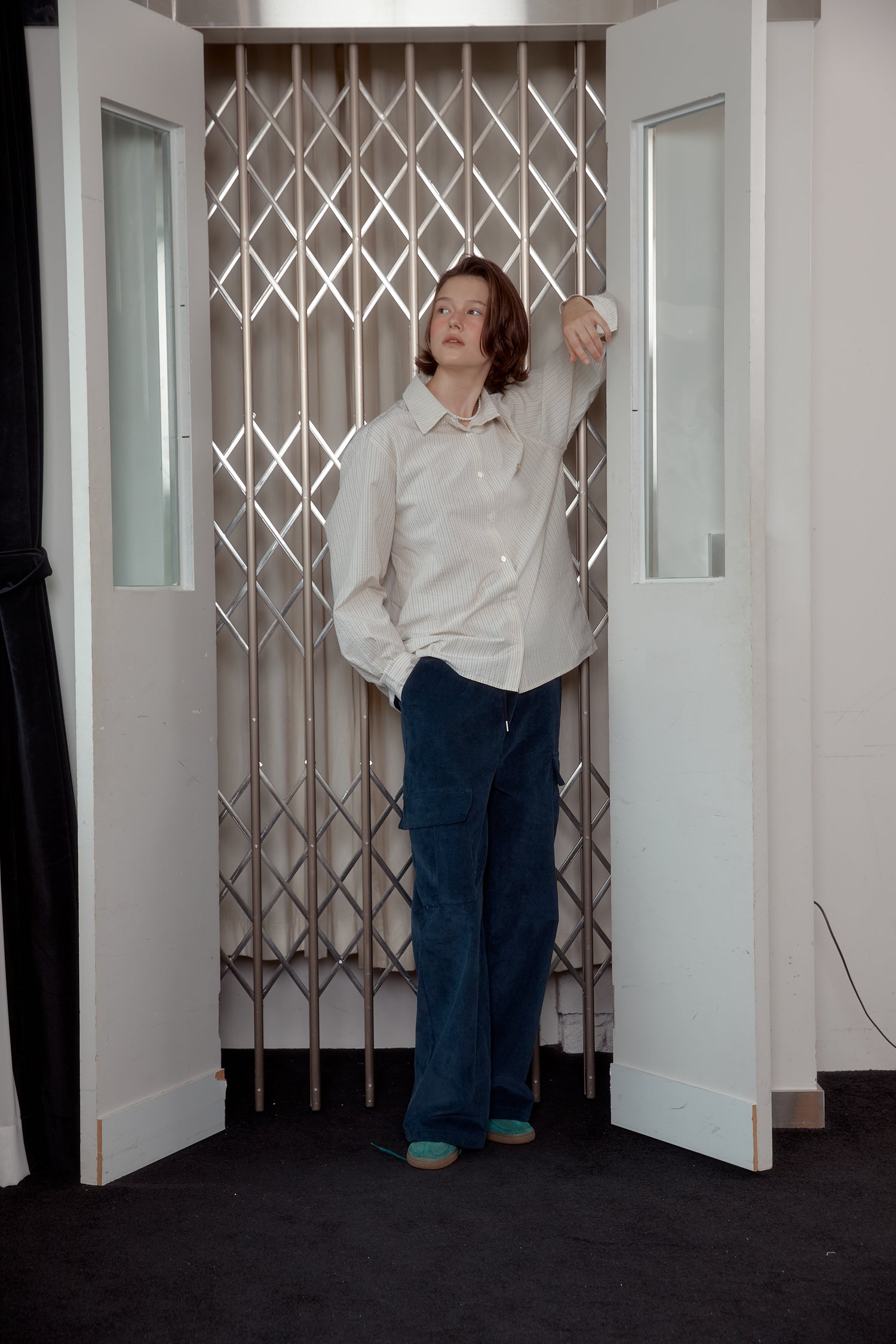 SEERSUCKER SHIRT - YELLOW