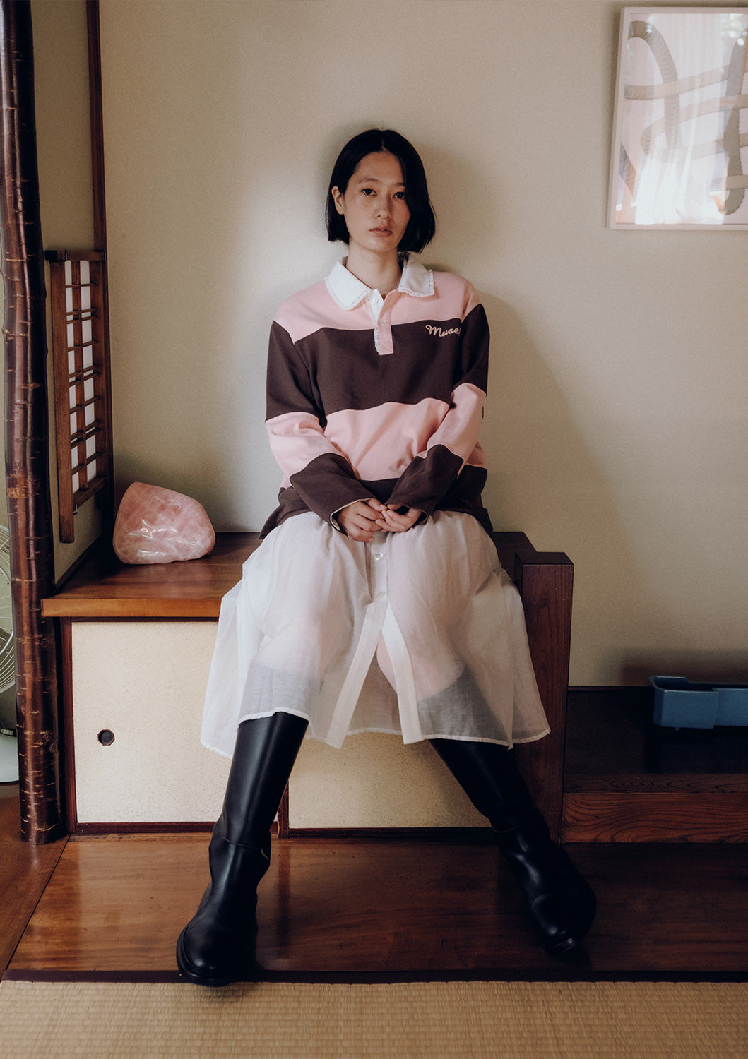 先行予約販売 - Mused Patchwork Rugby T-shirts