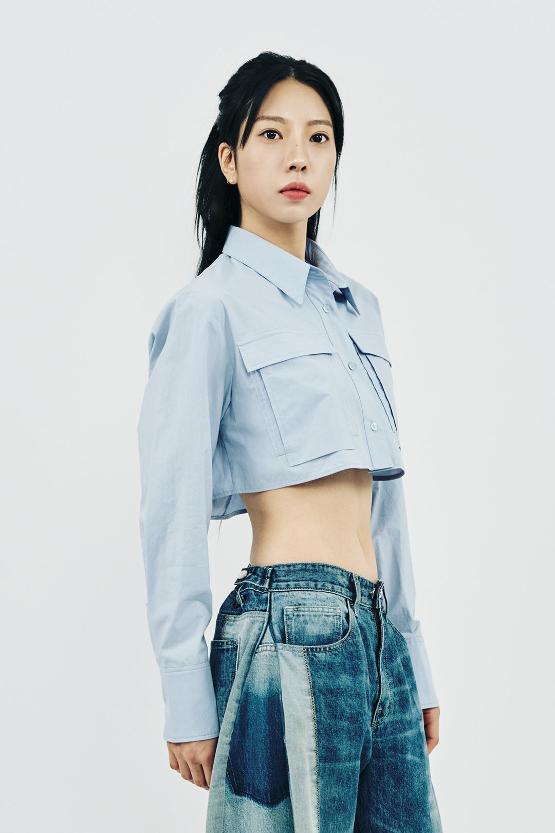 POCKET CROP SHIRT