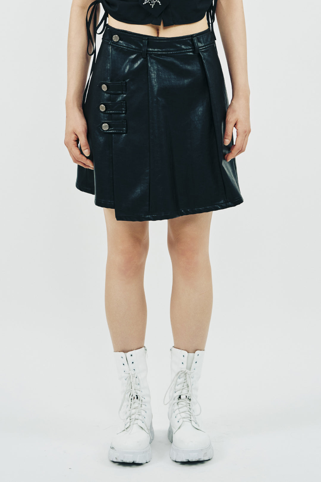 ECO LEATHER SKIRT