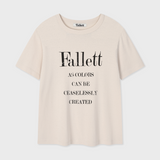 typography short sleeve